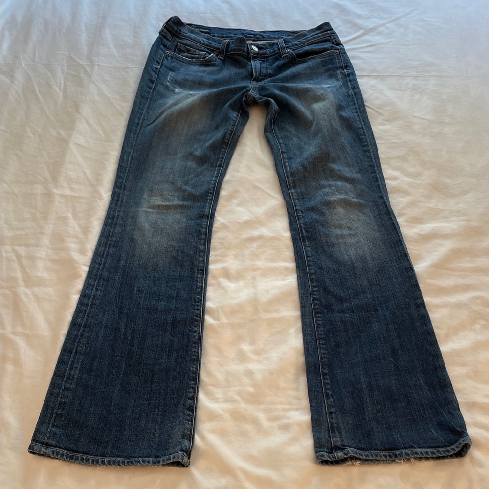 Citizens Of Humanity Dark Blue Boot Cut Jeans